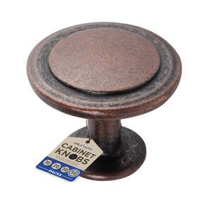 Lifemaster 850058684666 50pcs 1-1/4 Inch Kitchen Cabinet Knobs - Oil Rubbed Bronze Finish Modern Design