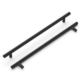 Hh075594-bbln-vb Limited Lifetime Bar Pulls 10-1/16 Inch 256 Mm Brushed Black Nickel Cabinet Pull 5-pack