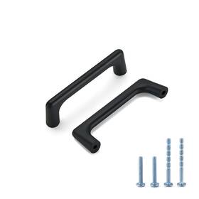 903-128sn Limur 15 Pack 3 Inch 76 Mm Hole Center Matte Black Cabinet Pulls - Solid Zi
