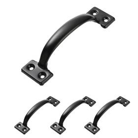 Lizavo 606462909549 Black Cabinet Pulls 6.5 Inch 4 Pack Decorative Hardware For Home Improvement