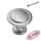 Lizavock001bsn10 Lizavo Brushed Satin Nickel Kitchen Cabinet Knobs Modern Round Pulls