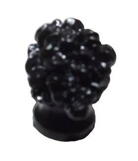 681325 Lodge Sierra Lifestyles Cabinet Knob Black Wrought Iron Pinecone 1.5x1.5 Rustic