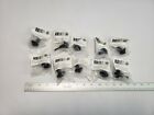 22186 Lot Of 10 Round Iron Cabinet Knob Black Fibonacci Design Hardware