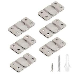 Loufimidon Picture Frame Cleats Stainless Steel Hanging Cleat Hanger F