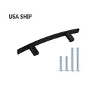 Ls1003bk76 Goldenwarm Black Curved Cabinet Door Handles Modern Bar Kitchen Drawer