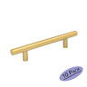 Ls201gd128 Ls1212gd76-10units Goldenwarm Pack Brass Cabinet Hardware Gold Bar Drawer 692621711375