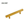 Ls1212gd90 Goldenwarm Gold Cabinet Handles Knobs Drawer Pulls Kitchen Modern
