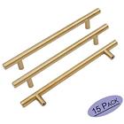 Ls201gd128 Ls201gd12815units Brushed Brass Cabinet Cupboard Drawer Door Handle Pull 718924620104