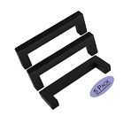 Lsj12bk76 Goldenwarm Black Square Bar Cabinet Pull Drawer Handle 718399238477