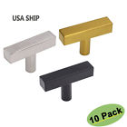 Lsj22bss-gd-bk Goldenwarm In Brushed Nickel Brass Black Cabinet Knobs Kitchen Drawer