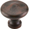M1228 Top Knobs Patina Rouge Peak Diameter Mushroom Cabinet 840355012286
