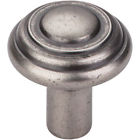 M1470 Top Knobs Aspen Button Mushroom Knob Silicon Bronze 840355014709