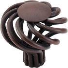 M615 Top Knobs Large Round Twist Knob Patina Rouge 840355006155