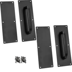 Mahiong 738807170090 4 Pcs 12 X Inch Stainless Steel Door Handle Pull And Push Plates Hand
