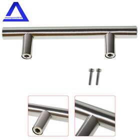 Amz765013 Marddpair Stainless Steel T Bar Pulls Knobs Cabinet Door Kitchen Drawer 30 Pack 5 Inch