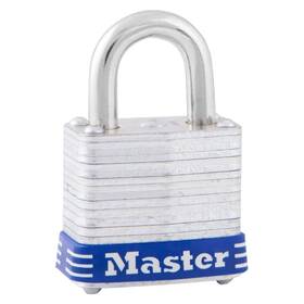 7kad Master Lock 071649059148 1-1/8 Inch Laminated Steel Keyed Padlock