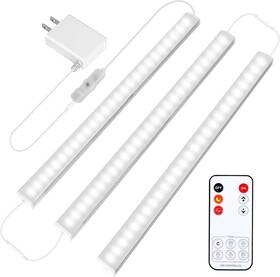 Maylit 705353612213 Under Cabinet Lights Plug In 3 Pcs 12 Inch Ultra Thin Ligh