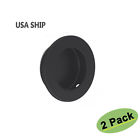 Mc001-50bk Goldenwarm Pack Black Circular Flush Door Pull Recessed Sliding Handles