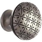 Mg13811 Knobs Round Pillow Knob Satin Antique Nickel 803055138113