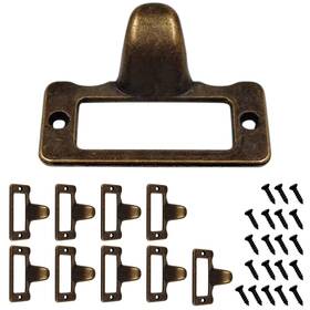 M0069 Miayaya 10pcs Antique Bronze Apothecary Drawer Pulls Card Catalog Applicabl