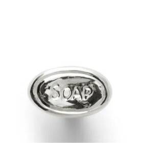 Michael Aram 790824204509 New 10 Silvertone Bar Soap Drawer Cabinet Knob Pull Handle Bathroom