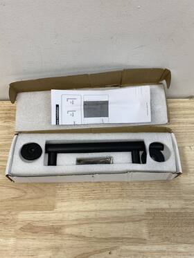 Mbd5831blac Miseno 7 Inch Long Center To Barn Door Rod Pull Handle - Black