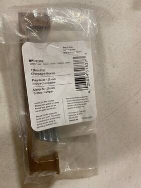Mcptp1506cpg Miseno Mcptp1506 Henshaw 5-1/16 Inch Handle Cabinet Pull - Champagne Bronze
