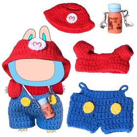 Tx603 Moncasso Pure Handmade 2025 New Doll Outfit For 17cm Lubb Red Plumber Adventure
