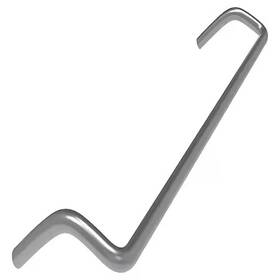 Ph-0264 Monroe Pmp Offset Pull Handle Stainless Steel Polished Threaded Holes