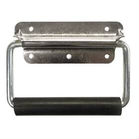 Ph-0293 Monroe Pmp Folding Pull Handle Polished Zinc Unth. Through Holes