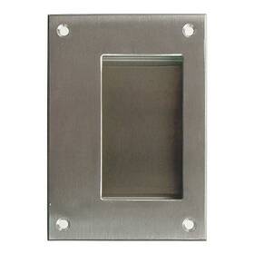 Ph-0323 Monroe Pmp Recessed Pull Handle Steel Natural Unth. Through Holes