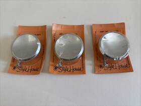 84-1071 Montgomery Ward Lot Of 3 Concave Drawer Pull 2 Inch Nos