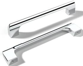 B0bhhfw5cc Monti Hardware 15-pack Polished Chrome 5 Inch Cc Cabinet Handles Bathroom Kitchen
