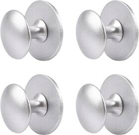 W-mf002024-us Morobor Stainless Steel Drawer Knobs 4pcs Self-stick Instant Cabinet Handle