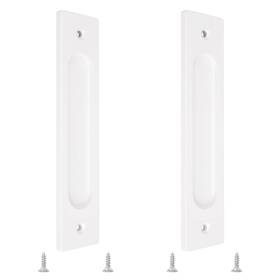 W-mf002343-us Morobor 180mm Rectangual Recessed Sliding Door Pulls 2pcs Warm White Flush Pull Alum