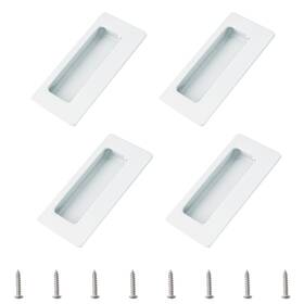 W-mf002640-us Morobor 4pcs Rectangular Recessed Concealed Handle Embedded Design Sliding D