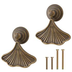 W-mf003005-eu Morobor Ginkgo Leaf Shape Knob Handles 2 Pcs Drop Pendant Pull Handle Hardware Drawe