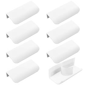 W-mf003118-us Morobor 8 Pack Finger Edge Pull Self-stick Instant Cabinet Drawer Pulls Concealed Dr