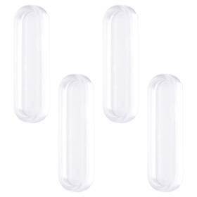 W-mor0378-us Morobor Clear Pu Self-adhesive Pulls 4 Pcs Recessed Finger 4.2in