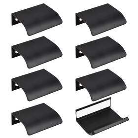 W-mor0401-us Morobor 8 Pack Finger Edge Pull Self-stick Instant Cabinet Drawer Pulls Mode