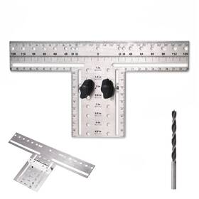 Mousike 710382565010 Cabinet Pull Metal Template Handle Drill Mounting For Doors