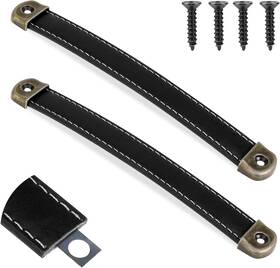 Z2tvfnvn Mozeat Lens 561994 3 2 Pcs Leather Handles For Drawers Handle Suitcase Luggage Pulls Trunk Ha