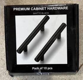 Msi Chthdhro5mbpk10 10-pk Cabinet Bar Matte Black 3 Inch Center-to-center