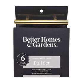 Chwm-pbar5.32bbpk6 Msi Bar Pull Set 3-inch Center-to-center Brushed Brass Steel Cabinet Handles 6