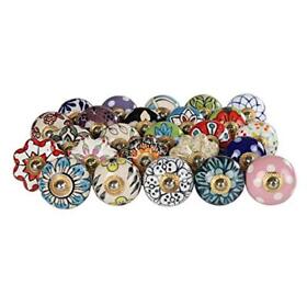 Multicolor Ceramic Knobs For Cabinet Dresser Drawer And Furniture Hand