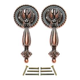 0754rk Muxsam 2 Pcs Drawer Pull European Style Hanging Design Handle Cabinet Drop Knobs