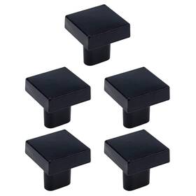 Amt06100262 My Mironey Flat Black Square Cabinet Knobs 1 Inch X Furniture Door Hardware Wardr
