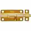 N151-688 National Hardware 4 Dull Brass Finish Barrel Bolt Cabinet Latches 038613151680