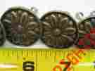 N1644 Lot Of 10 Metal Brass Hardware Cabinet Drawer Knobs Pulls 1 4 Round 54h