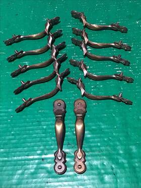 F0-3831-001 National Lock Lot Of 12 Vintage Cabinet Door Pull Drawer Handle
